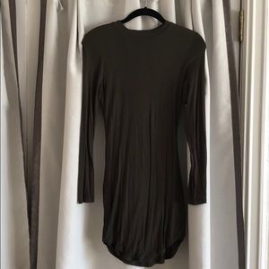 Olive Green Club Dress